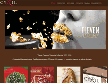 Tablet Screenshot of cyril-boutique.com